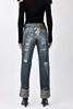 Secondhand Jeans With Stain Effect - '10s