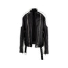 Secondhand Two-Tone Biker Jacket - '10s