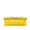 Secondhand Chanel Medium Tweed Boy Bag Yellow - '10s