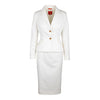 Secondhand Vivienne Westwood White Cotton Skirt and Jacket Set - '10s