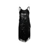Secondhand Gianfranco Ferré Black Beaded Cocktail Dress - '90s