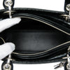 Dior Medium Metallic Patent Microcannage Lady Dior Secondhand