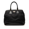 Prada Saffiano Vernice Trimmed Tessuto Parabole Tote Secondhand