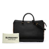 Burberry Leather and Mega Check Canvas Banwell Satchel Secondhand