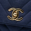 Chanel Small Chevron Jersey Trendy CC Top Handle Flap Secondhand