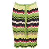 second hand Missoni Zigzag Knitted Skirt 