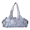 Secondhand Chloé Silver Leather Silverado Satchel - '10s