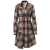 Secondhand Marithé & François Girbaud Women’s Double-Breasted Plaid Coat - '00s