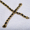 Secondhand Moschino Resort White Gold Chain Skirt