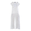second hand Rochas Textured Silk-Blend Drop-Waist Maxi Dress