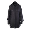 Vivienne Westwood Anglomania Black Jacquard Skull Embroidered Long Shirt 