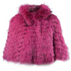 second hand Red Valentino Fuchsia Fur Jacket 