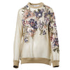 second hand Givenchy Floral Sequin Embellished Sheer Sweatshirt 