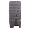 Secondhand Filles à Papa Plaid Midi Skirt - '10s