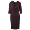 second hand Jil Sander Burgundy Dress