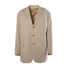 Secondhand Hermès Vintage Beige Checked Cotton Blazer - '90s