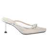 second hand Cesare Paciotti Silver Slingback Pumps