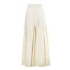 Secondhand Miu Miu Cream Leather Midi Skirt 