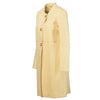 Chloé Lemon Yellow Hemp And Silk Coat With Gold Buttons