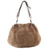 Secondhand Saint Laurent Nadja Brown Floral Suede Handbag – '00s