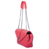 Secondhand Saint Laurent Envelope Leather Chain Shoulder Bag in Red - '10s