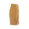Secondhand Gianni Versace Vintage Ochre Suede Bermuda Shorts - '80s