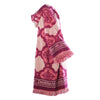 second hand Zimmermann Lola Hooded Fringed Intarsia Cotton-Terry Kaftan