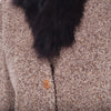 Secondhand Gibierre Tweed Jacket With Fur Detailing