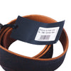 Secondhand Richmond Distressed Brown Leather Belt with Cross Buckle - '00s