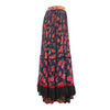 Secondhand Dolce & Gabbana Floral Fringe Tiered Maxi Skirt-'90s