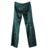 Secondhand Prada Emerald Satin Tailored Trousers