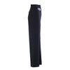 second hand Giorgio Armani Black Tailored Trousers with Leather Details