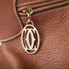 secondhand Cartier Brown Leather Medium Marcello de Cartier Bag 