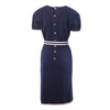 second hand Chanel Back Button Knit Dress 