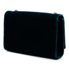 Secondhand Saint Laurent Small Velvet Monogram Kate Tassel Crossbody