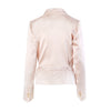 Secondhand Yves Saint Laurent Blush Satin Waist-Detail Blazer