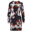 Secondhand Dolce & Gabbana Floral Print Dress with Lace Details - '10s