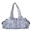 Secondhand Chloé Silver Leather Silverado Satchel - '10s