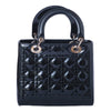 Secondhand Christian Dior Medium Patent Cannage Lady Dior - '10s