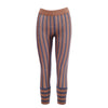 Secondhand Marni Brown & Charcoal Striped Cotton Knit Trousers 