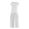 second hand Rochas Textured Silk-Blend Drop-Waist Maxi Dress