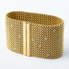 Vintage Gold Bracelet with Brilliant-Cut Diamonds – '80s