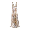 Secondhand Roberto Cavalli Printed Silk Maxi Dress - '10s