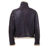 Secondhand Versace Leather Shearling Jacket - '00s