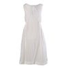 second hand Miu Miu 2007 Silk-Cotton Smocked Waist Midi Dress 