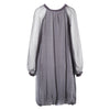 Secondhand Stephan Janson Grey Sheer Viscose Silk Cape Dress - '10s