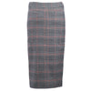 Secondhand Filles à Papa Plaid Midi Skirt - '10s