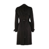 Secondhand Karen Millen Brown Monogram Jacquard Belted Trench Coat - '00s