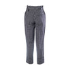 second hand Vivienne Westwood Black & White Checked High-Waisted Trousers 