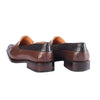second hand Collection Privèe Multicolor Croc-Embossed Leather Penny Loafers 
